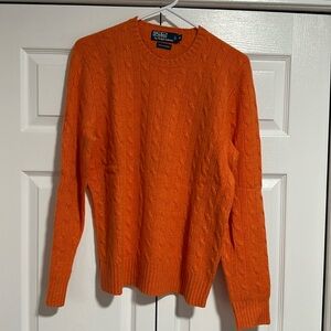 Polo Ralph Lauren 100% cashmere cable knit sweater
